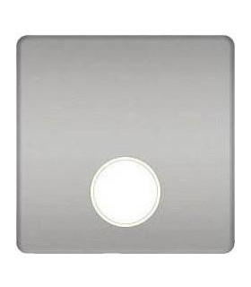 Монтажная плата для механизмов TV/SAT с одним коннектором FEDE, bright chrome + beige FD04315CB-A