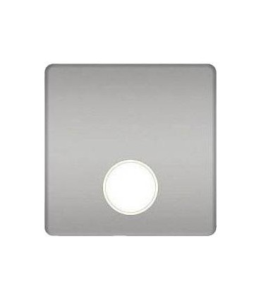 Монтажная плата для механизмов TV/SAT с одним коннектором FEDE, bright chrome + beige FD04315CB-A