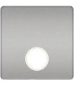 Монтажная плата для механизмов TV/SAT с одним коннектором FEDE, bright chrome + beige FD04315CB-A