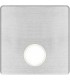 Монтажная плата для механизмов TV/SAT с одним коннектором FEDE, nickel satin + beige FD04315NS-A