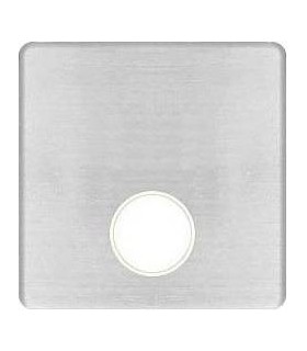 Монтажная плата для механизмов TV/SAT с одним коннектором FEDE, nickel satin + beige FD04315NS-A