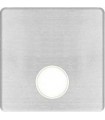 Монтажная плата для механизмов TV/SAT с одним коннектором FEDE, nickel satin + beige FD04315NS-A