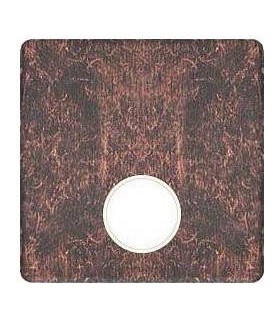 Монтажная плата для механизмов TV/SAT с одним коннектором FEDE, rustic cooper + beige FD04315RU-A