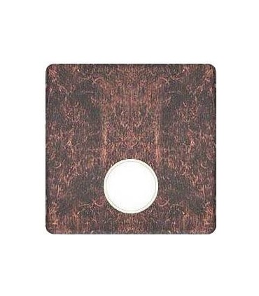 Монтажная плата для механизмов TV/SAT с одним коннектором FEDE, rustic cooper + beige FD04315RU-A