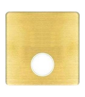 Монтажная плата для механизмов TV/SAT с одним коннектором FEDE, bright patina + beige FD04315PB-A