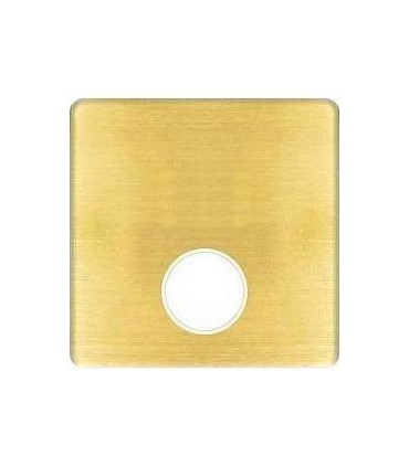 Монтажная плата для механизмов TV/SAT с одним коннектором FEDE, bright patina + beige FD04315PB-A