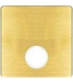 Монтажная плата для механизмов TV/SAT с одним коннектором FEDE, bright patina + beige FD04315PB-A