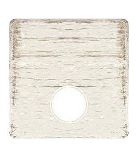 Монтажная плата для механизмов TV/SAT с одним коннектором FEDE, white decape + beige FD04315BD-A