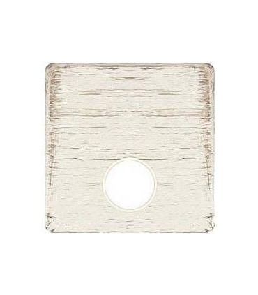 Монтажная плата для механизмов TV/SAT с одним коннектором FEDE, white decape + beige FD04315BD-A