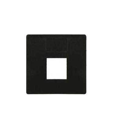 Монтажная плата FEDE для одиночного информационного разъема RJ-45, черный FD17896-M