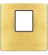 Монтажная плата FEDE для одиночного информационного разъема RJ-45, bright patina + black FD04317PB-M