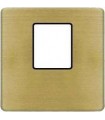 Монтажная плата FEDE для одиночного информационного разъема RJ-45, matt patina + black FD04317PM-M