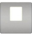 Монтажная плата FEDE для одиночного информационного разъема RJ-45, bright chrome + beige FD04317CB-A