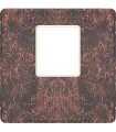 Монтажная плата FEDE для одиночного информационного разъема RJ-45, rustic cooper + beige FD04317RU-A