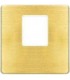 Монтажная плата FEDE для одиночного информационного разъема RJ-45, bright patina + beige FD04317PB-A