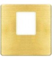 Монтажная плата FEDE для одиночного информационного разъема RJ-45, bright patina + beige FD04317PB-A