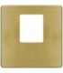Монтажная плата FEDE для одиночного информационного разъема RJ-45, matt patina + beige FD04317PM-A
