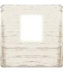 Монтажная плата FEDE для одиночного информационного разъема RJ-45, white decape + beige FD04317BD-A