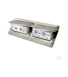 Legrand - Напольный лючок на 8 модулей, нержавеющая сталь {PRODUCT_REFERENCE}