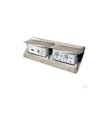 Legrand - Напольный лючок на 8 модулей, нержавеющая сталь {PRODUCT_REFERENCE}
