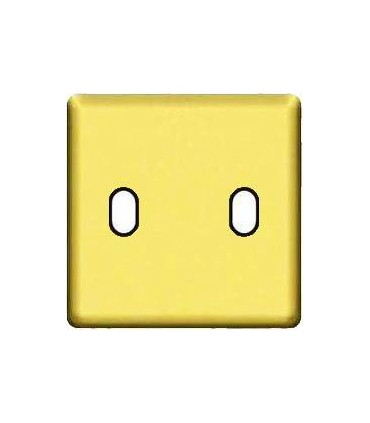 Монтажная плата для выключателя тумблерного типа с 2 коннекторами FEDE, bright gold + black FD04321OB-M