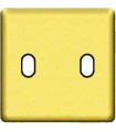 Монтажная плата для выключателя тумблерного типа с 2 коннекторами FEDE, bright gold + black FD04321OB-M
