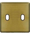 Монтажная плата для выключателя тумблерного типа с 2 коннекторами FEDE, matt patina + black FD04321PM-M