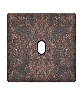 Монтажная плата для выключателя тумблерного типа с 1 коннектором FEDE, rustic cooper + black FD04320RU-M