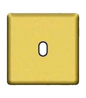 Монтажная плата для выключателя тумблерного типа с 1 коннектором FEDE, real gold + black FD04320OR-M