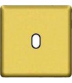 Монтажная плата для выключателя тумблерного типа с 1 коннектором FEDE, real gold + black FD04320OR-M