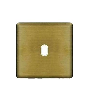 Монтажная плата для выключателя тумблерного типа с 1 коннектором FEDE, matt patina + beige FD04320PM-A