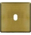 Монтажная плата для выключателя тумблерного типа с 1 коннектором FEDE, matt patina + beige FD04320PM-A