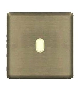 Монтажная плата для выключателя тумблерного типа с 1 коннектором FEDE, antic silver + beige FD04320AS-A