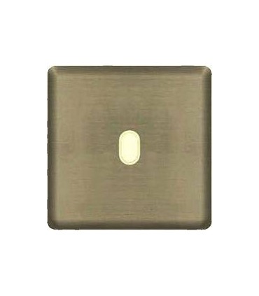 Монтажная плата для выключателя тумблерного типа с 1 коннектором FEDE, antic silver + beige FD04320AS-A