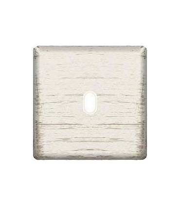 Монтажная плата для выключателя тумблерного типа с 1 коннектором FEDE, white decape + beige FD04320BD-A