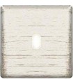 Монтажная плата для выключателя тумблерного типа с 1 коннектором FEDE, white decape + beige FD04320BD-A