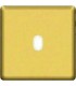 Монтажная плата для выключателя тумблерного типа с 1 коннектором FEDE, real gold + beige FD04320OR-A