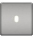 Монтажная плата для выключателя тумблерного типа с 1 коннектором FEDE, bright chrome + beige FD04320CB-A