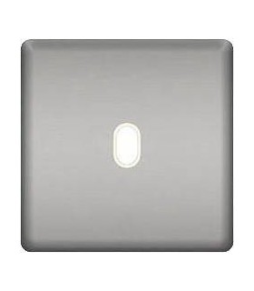Монтажная плата для выключателя тумблерного типа с 1 коннектором FEDE, bright chrome + beige FD04320CB-A
