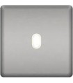 Монтажная плата для выключателя тумблерного типа с 1 коннектором FEDE, bright chrome + beige FD04320CB-A