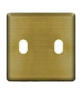 Монтажная плата для выключателя тумблерного типа с 2 коннекторами FEDE, matt patina + beige FD04321PM-A