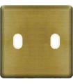 Монтажная плата для выключателя тумблерного типа с 2 коннекторами FEDE, matt patina + beige FD04321PM-A