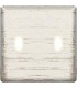 Монтажная плата для выключателя тумблерного типа с 2 коннекторами FEDE, white decape + beige FD04321BD-A