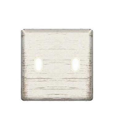 Монтажная плата для выключателя тумблерного типа с 2 коннекторами FEDE, white decape + beige FD04321BD-A