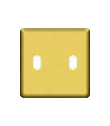 Монтажная плата для выключателя тумблерного типа с 2 коннекторами FEDE, real gold + beige FD04321OR-A