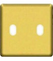 Монтажная плата для выключателя тумблерного типа с 2 коннекторами FEDE, real gold + beige FD04321OR-A