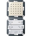 Gira S-55 Крем глянц Внутренняя квартирная станция (аудио) скрытого монтажа hand free прозр клавиши 1280101