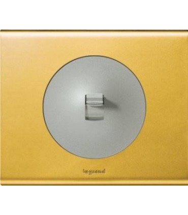 Выключатель с рычажком в сборе Legrand Celiane Золото/Титан {PRODUCT_REFERENCE}