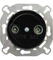 Розетка конечная TV/FM/SAT Fontini VENEZIA, черная 35711022