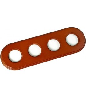 Рамка на 4 поста Fontini Garby Colonial, мед 31804192